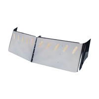 2 Holes Side Mount - 20” Visor , Straight 20” Across, 10 Hidden Light Hole Fits Freightliner Century/Columbia/Coronado thumbnail 1