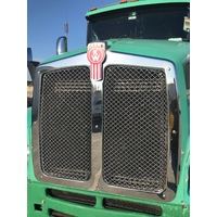 Grille fits Kenworth T600 Stainless Steel Trim and Aluminum Chromed Mesh with Bug Screen thumbnail 2