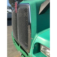 Grille fits Kenworth T600 Stainless Steel Trim and Aluminum Chromed Mesh with Bug Screen thumbnail 3