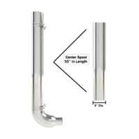 Lincoln Chrome Center Spool 8” X 55” thumbnail 2