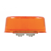 6 LED 2" Clearance/Marker Light - GLO Light - Amber LED/Amber Lens thumbnail 4
