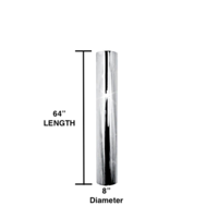 Flat Top Cut Stack 8” OD X 64” Straight (No End Finish) thumbnail 3