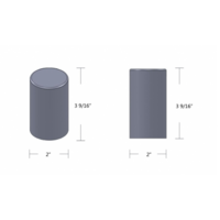 33Mm X 3 1/2” Cylinder Nut Cover-Push-On thumbnail 3