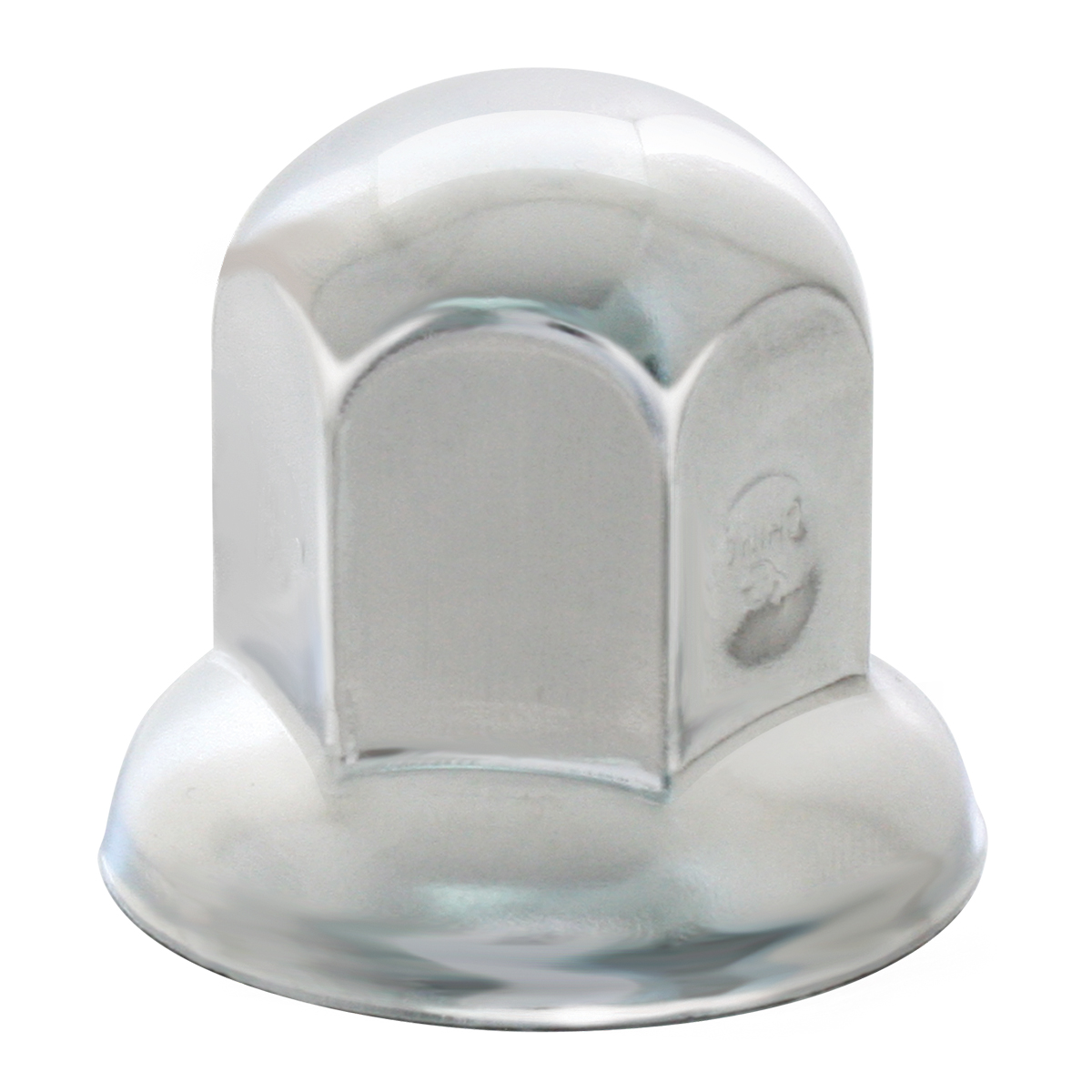Grand General Standard Chrome Plated Steel Push-On Lug Nut Cover With Flange 33mm — SKU 10037-GG