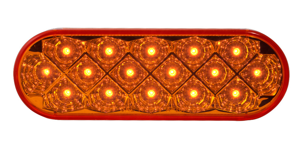 6” Oval Star 16 Led Light 12V — SKU US01-62163