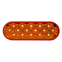 6” Oval Star 16 Led Light 12V thumbnail 1