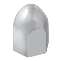 Bullet Chrome Plastic Push-On Lug Nut Cover Without Flange 9/16'' thumbnail 2