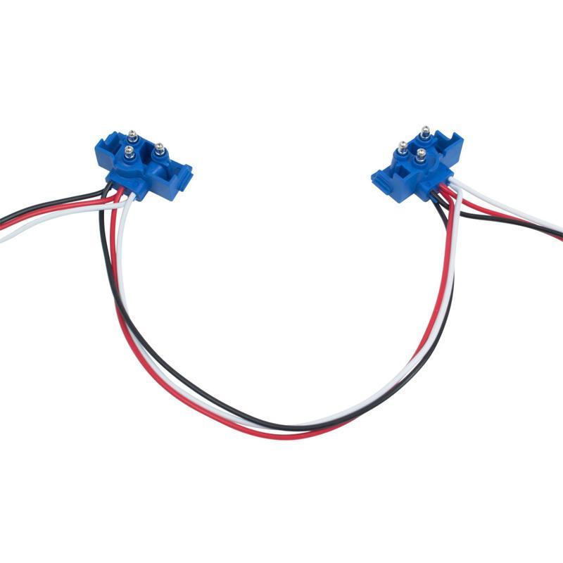 3 Pin Blue Male Connector 12" Continuos Wires (Each) — SKU US05-9123