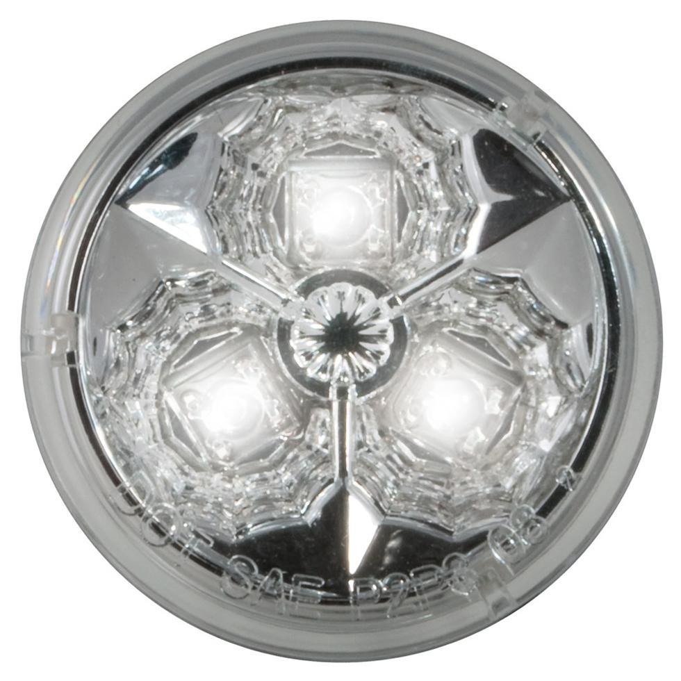 2” Round Star Design 3 LED Marker Light 12V — SKU US01-20160
