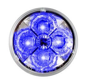 2.5” Round Star Design 4 Led Marker Light 12V — SKU US01-25167