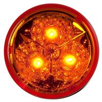 2” Round Star Design 3 LED Marker Light 12V thumbnail 4