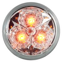 2” Round Star Design 3 LED Marker Light 12V thumbnail 5