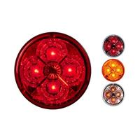 2.5” Round Star Design 4 Led Marker Light 12V thumbnail 2