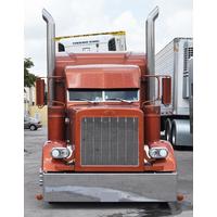 20” Chrome Bumper (PB 378/379, KW W900, 95" Long) American Eagle, Rolled End thumbnail 7