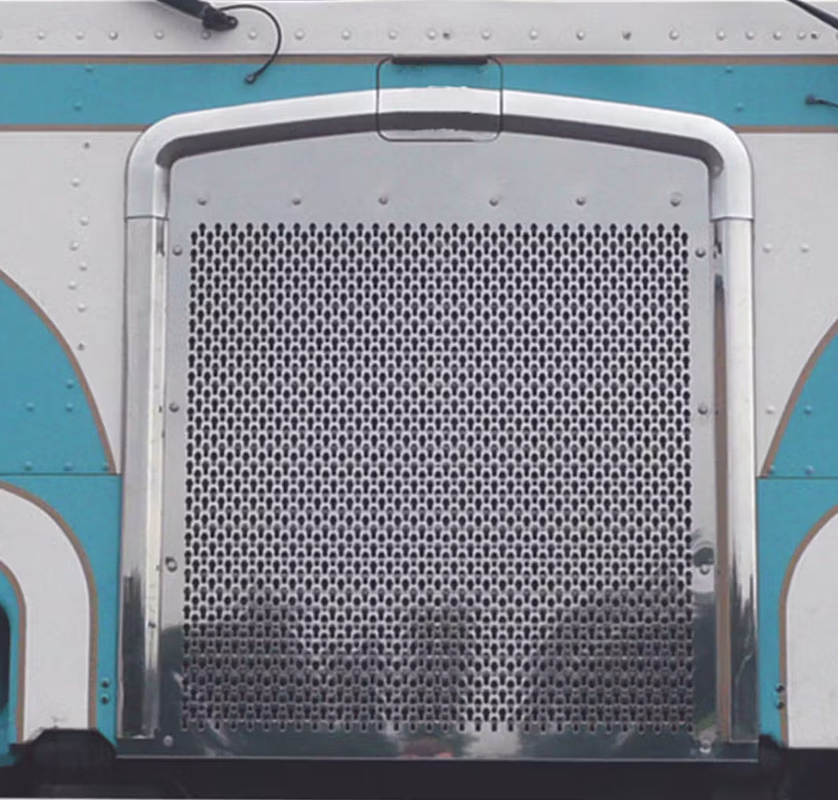 Grille Fits Kenworth K100 W/Key Hole  — SKU US18-59301