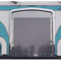 Grille Fits Kenworth K100 W/Key Hole  thumbnail 1