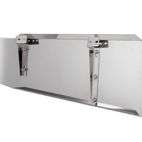  10" to 12" V Style Stainless Steel Visor for Mack RD/R600/R700  thumbnail 5