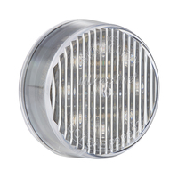 2" Round Amber/Clear Clearance Marker Light Maxxima thumbnail 3