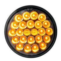 4" LED Sealed Pearl LED Light Smoke Len Amber/Smoke thumbnail 3