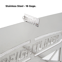 Grille Fits Freightliner Classic & FLD Diamond & Mesh W/ Logo S.Steel  thumbnail 6