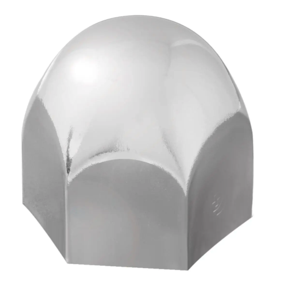 Standard Chrome Push-On Lug Nut Cover 1-1/2'' — SKU 10039-GG