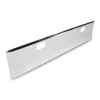 18” Chrome Bumper fits Freightliner Classic 2004-2007, with Texas End, Step and Tow thumbnail 1
