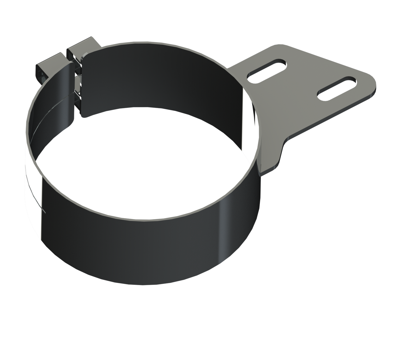 Lincoln Chrome 6” Wide Angled Clamp Fits Peterbilt  — SKU 50-02063