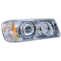 Descontinued. Chrome Projector Headlight fits Freightliner FLD 120 /112 thumbnail 2
