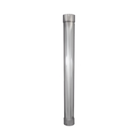 Muffler Eliminator Pipe 51” With Chrome Finish ID/ID thumbnail 1