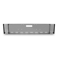 20” Chrome Bumper Freightliner Classic 1984-2003, with Box End Cut, Center Tow and 10 Hidden Light Holes  thumbnail 5