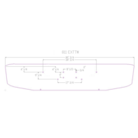 Bumper Chrome Fits Peterbilt 567 thumbnail 1