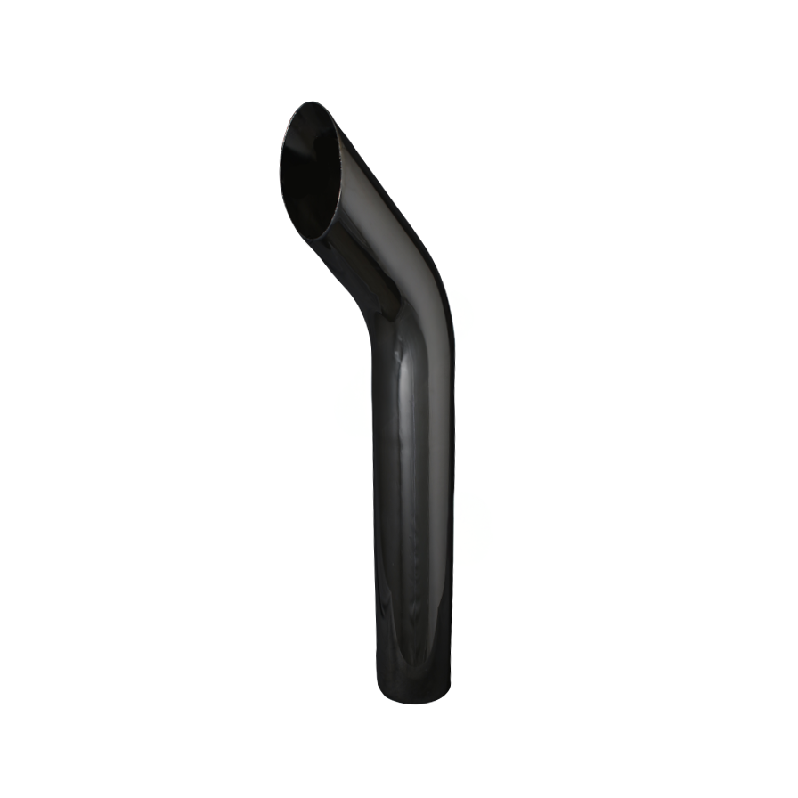 Chrome Top Stack Bull Horn Style 5” X 36" — SKU BH5-36SBC