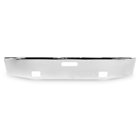 15” Chrome Bumper fits Freightliner Classic 1984-2003 EXCEPT XL Model, Tapered Ends, with Tow and Fog Light Holes thumbnail 1