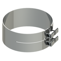 Lincoln Chrome 7” Wide Bracketless Clamp thumbnail 1