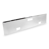 20” Chrome Bumper fits Freightliner Classic 1984-2003, Texas Square, with Tow and Fog Light Holes thumbnail 2