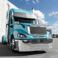 Black Headlight (Freightliner Columbia) W/ LED Light Bar  thumbnail 6