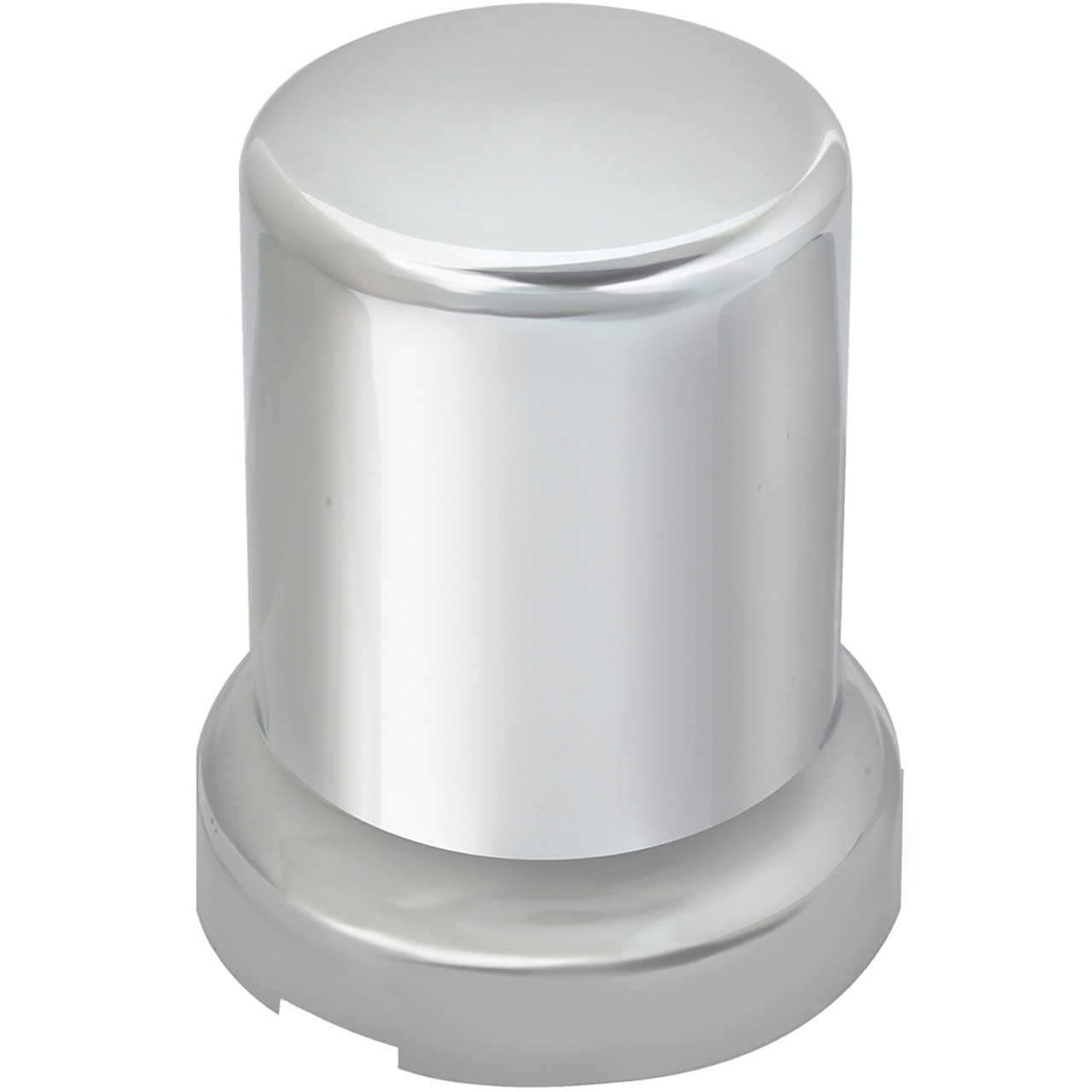 Grand General 2-3/8" Tube Chrome Plastic Lug Nut Cover 33m Push-on — SKU 10268-GG