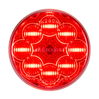 2 1/2" Round Red/Red Clearance Marker Maxxima thumbnail 1