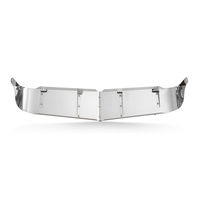  10" to 12" V Style Stainless Steel Visor for Mack RD/R600/R700  thumbnail 4