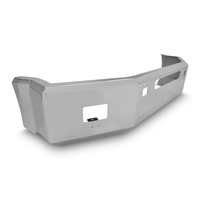 18” Chrome Bumper (Kenworth T800 1986-2003) Aero, W/ 4 Bolts, Tow & Fog Light Holes thumbnail 2