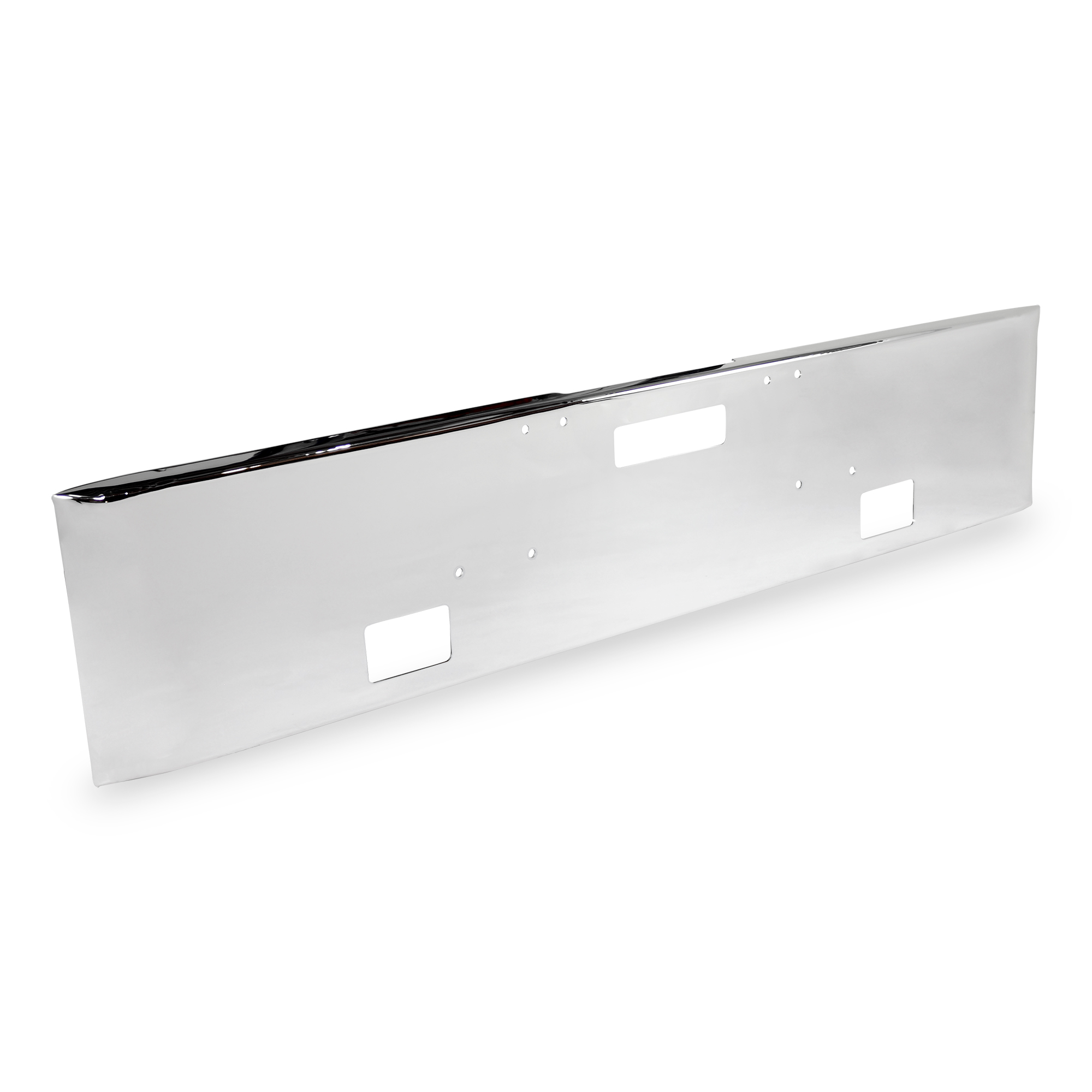 18” Chrome Bumper (FL Classic 2003 & Older) Texas Square, Tow And Fog Light Holes — SKU US20-209K18