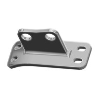 Lincoln Chrome Cab Bracket Straight Fits Peterbilt  thumbnail 1