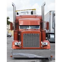 20” Chrome Bumper (PB 378/379, KW W900, 95" Long) American Eagle, Rolled End thumbnail 8