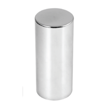 Grand General Chrome Plastic 33mm Flat Top Cylinder Lug Nut Cover 5" Screw-On thumbnail 1