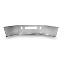 14” Chrome Bumper Kenworth T800 2003-1986, with Step and Tow Holes thumbnail 2