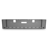 18” Chrome Bumper fits Freightliner Classic XL 2004-2007, With Rolled End, Step, Tow and 10 Hidden Light Holes thumbnail 4