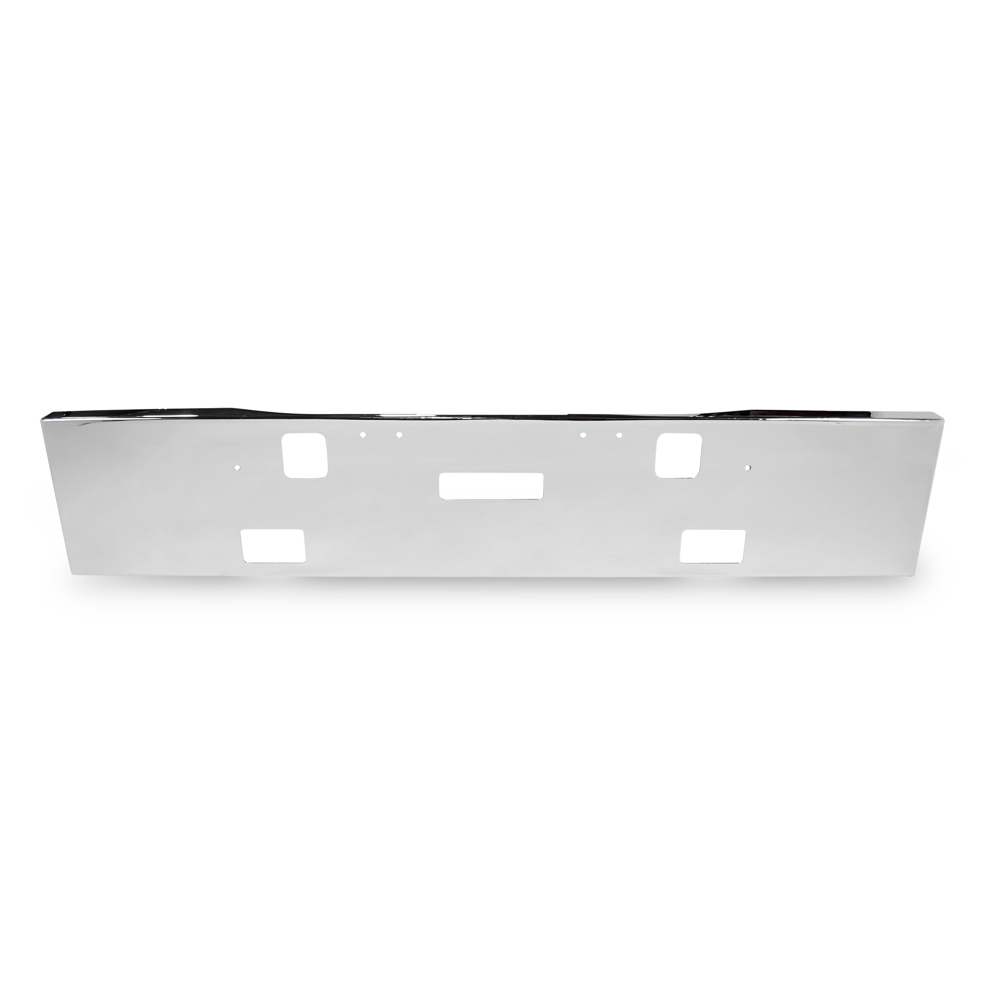 18” Chrome Bumper Freightliner Classic XL 2004-2007, with Box End Step, Tow and Fog Light Holes — SKU US20-220BX18