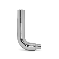 Lincoln Chrome 7” Seamless 90° Elbow Reduced 5” OD Top Leg 29”, lower Leg 20” thumbnail 2