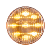 2" Round Amber/Clear Clearance Marker Light Maxxima thumbnail 1