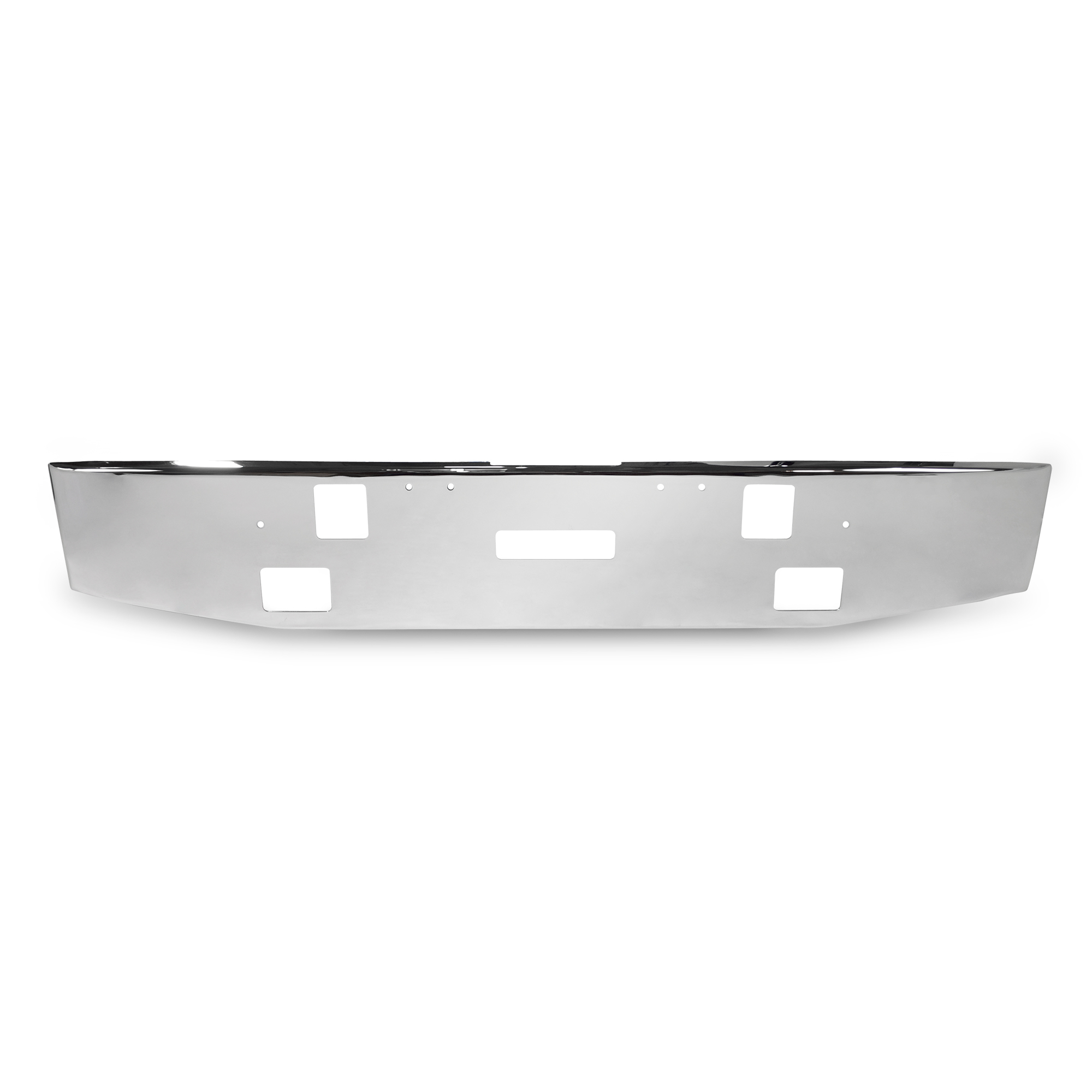 16” Chrome Bumper fits Freightliner Classic XL Day Cab 2004-2007, with Step, Tow and Fog Light Holes — SKU US20-220